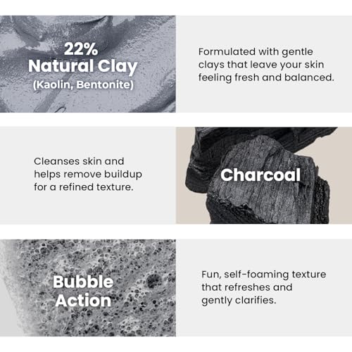 Carbonated Clay Mask for Face Deep Cleansing & Rejuvenation 135ml