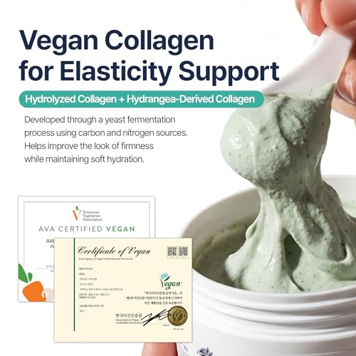 Green Mud Collagen Face Mask 3.17oz - Revitalizing Skin Care for Elasticity & Glow