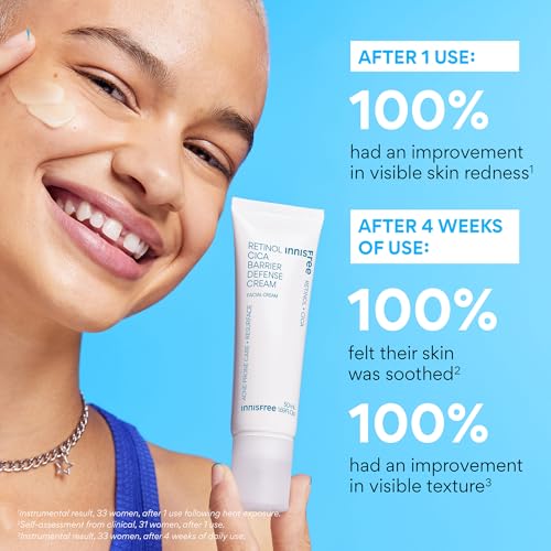 Innisfree Retinol Cica Barrier Cream – Korean Moisturizer for Sensitive Acne‑Prone Skin