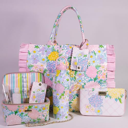 Lilly Garden Home Lilly Pulitzer Cosmetic Bag - Spacious Travel Makeup Organizer