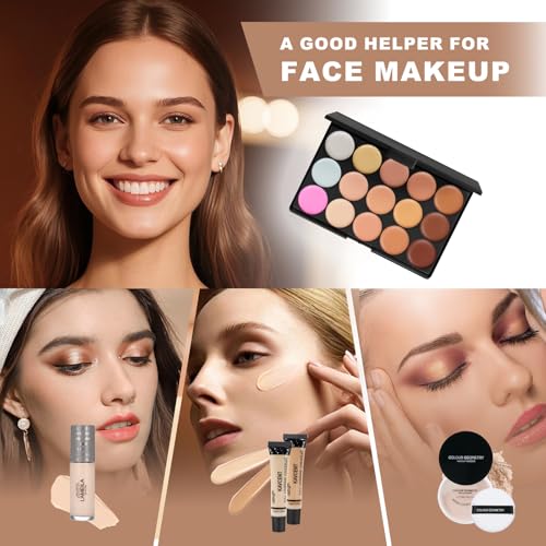 Large Makeup Kit for Teens and Women Full Set Eyeshadow Lip Foundation Gift