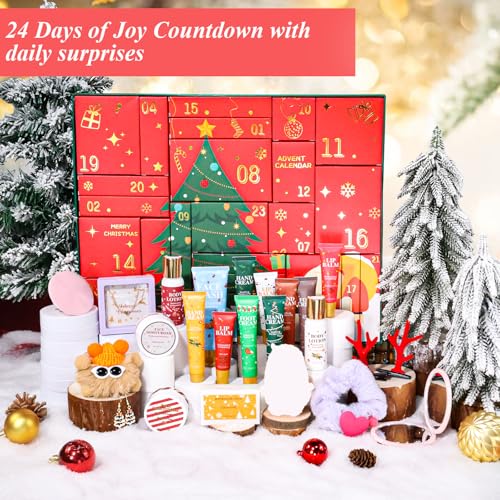 Beauty Advent Calendar 2025 for Adults Women & Teen Girls ? 24 Days of Skincare, Bath & Body Gift Sets, Perfect Christmas Countdown Calendar & New Year Gifts Baskets for Girlfriend, Wife, Mom, Girls