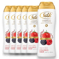 Silk 2-in-1 Shampoo & Conditioner for Colored Hair - Berry Scent - Pack of 6 (13.6 Fl Oz)