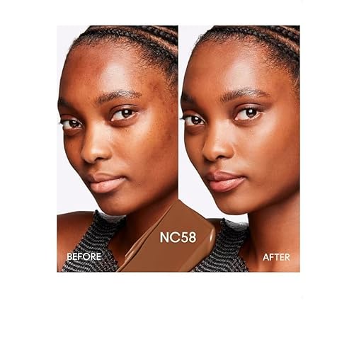 MAC Studio Fix Fluid SPF 15 24HR Matte Foundation + Oil Control, NC58, 1 Ounce