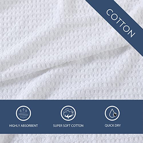 Northern Pacific White Cotton Washcloth Set - 12 Pack, 13 x 13 Inches