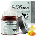 WHLH & WELL-BEING Beef Tallow for Skin, Beef Tallow and Honey Balm, All-Natural Ingredient Moisturizer for Face & Body Skin Care 1Pack