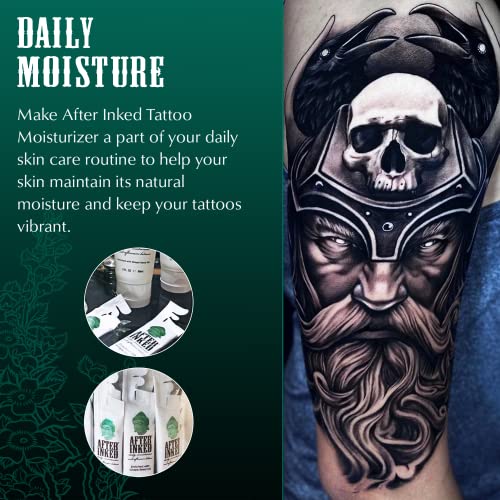 After Inked Tattoo Aftercare Lotion 7ml Pack of 50 with Resealable Pack - Vegan, Cruelty-Free Moisturizer for Skin Hydration & Vibrant Ink