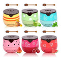 6PCS Honey Pot Lip Balm,Moisturizing Beebalm Lip Balm,Repair Bee Lip Balm Honey Pot,Fruity Lip Sleeping Mask,Hydrating Lip Mask Overnight,Reduces Lip Lines Lip Care Products