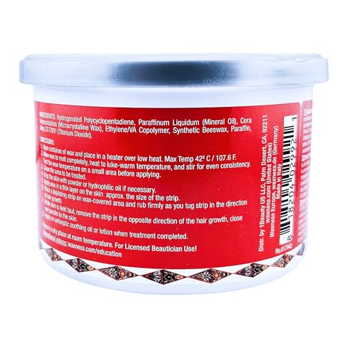 Waxness Russian Pearl Soft Wax Tin ? Pack of 2¡¿ 14 oz (397 g) ? Rosin-Free Soft Wax with Creamy Texture and Skin Visibility, Professional Use ? Made in Italy
