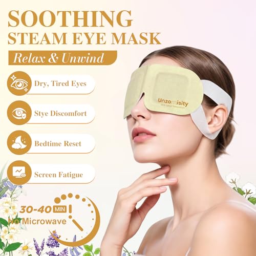 150 Pack Disposable Heated Eye Masks for Dry Eye Relief - Variety