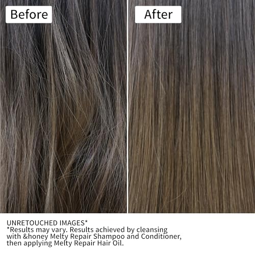 Honey Melty Moist Repair Hair Oil 100mL / 3.4 Fl Oz Sulfate-Free Frizz Control