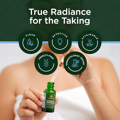 Hyaluronic Acid Face Serum - Hydrating Skin Rejuvenation, 2 Fl Oz Pack of 2
