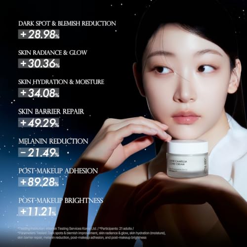 OHIR White Camellia Glutathione Face Cream 50ml Hydrating Brightening Skin Care