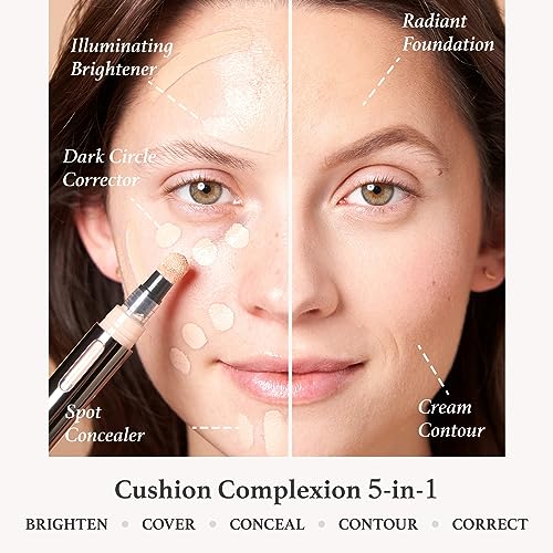 Julep Full Face Radiance Set | So Awake Complexion Booster Daily Moisturizer + Skin Perfecting Cushion Complexion Concealer + Foundation - 435 Fawn