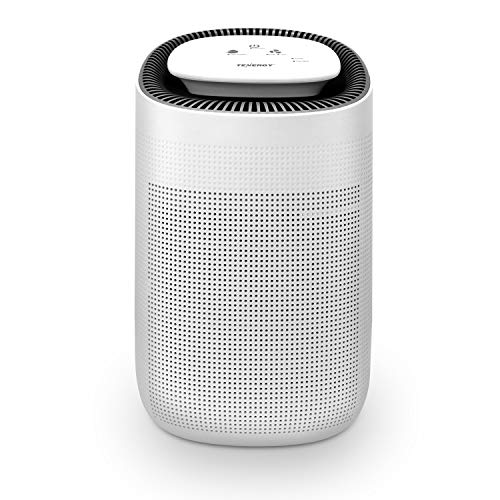 Tenergy Sorbi 1000ml Air Dehumidifier & Air Purifier with HEPA Filter, Auto Shutoff, Touch Control, Ultra-Quiet - Ideal for Closets & Bathrooms