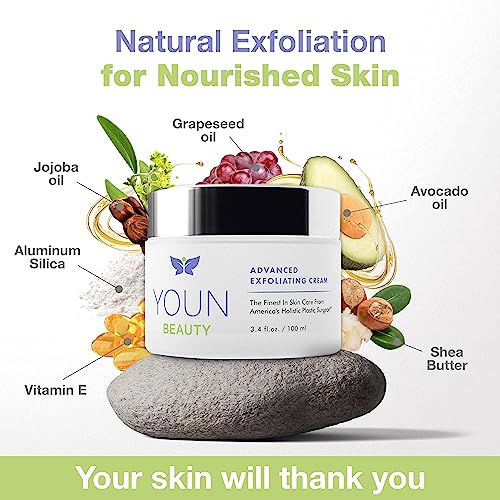 YOUN Beauty Wash-Off Exfoliating Face Wash by Dr. Anthony Youn ? Paraben-Free, Gentle Face Exfoliator with Shea Butter, Vitamin E, Jojoba Oil, and Grapeseed Oil (100 ml)