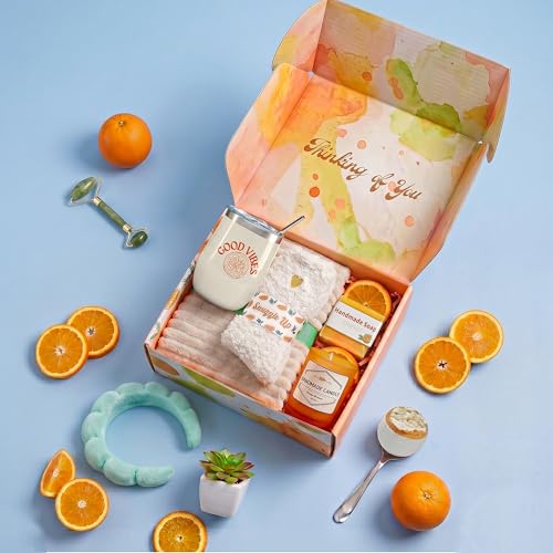 Get Well Soon Gift Basket for Women - Spa & Comfort Essentials in Reusable Box