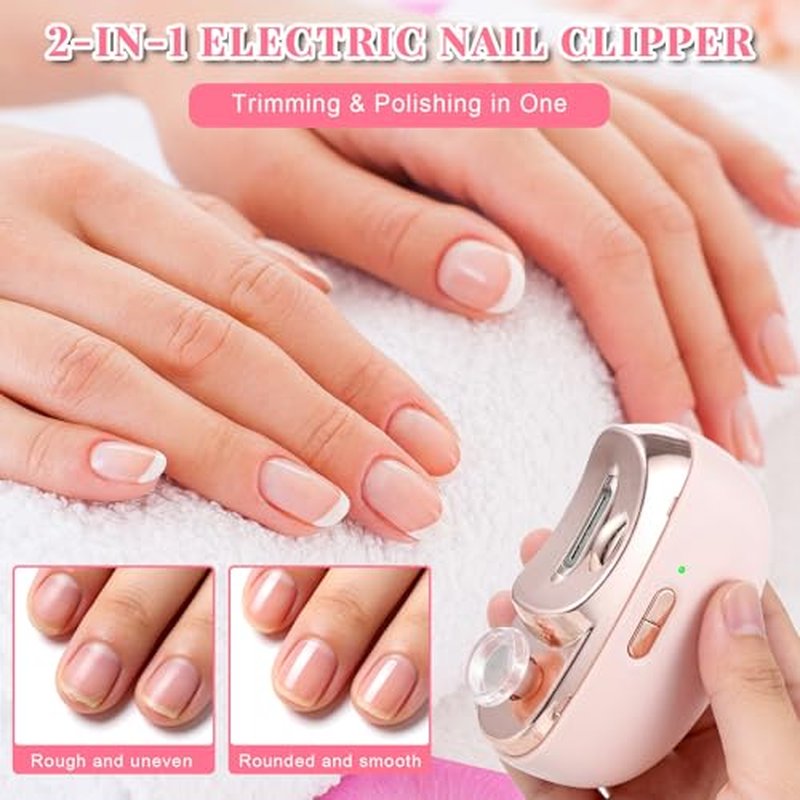 12Pcs Clear Manicure Tool Box, Personal Nail Box Storage Case for Organizing, Plastic Nail Tool Box for Manicure Pedicure Kit