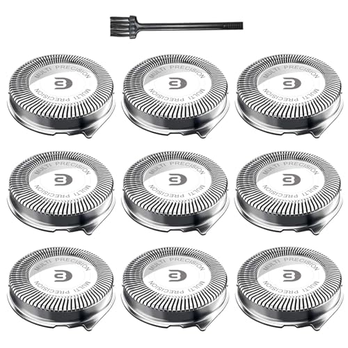 SH30 Replacement Heads for Philips Norelco 3000/2000/1000 Shavers - 9 Pack