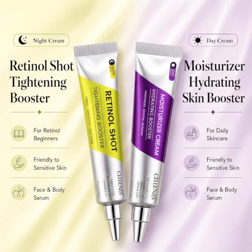 Retinol Serum for Face - Tightening Booster with Green & Purple Variation, 0.15% Retinol, 30ml