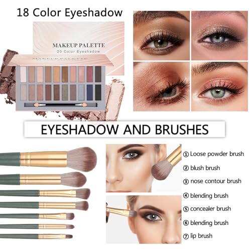 Makeup Kits Makeup Kit for Women Full Kit Makeup Sets for Teenagers Teen Girls Foundation Eyeshadow Makeup Bag Makeup Gift Set for Teens Women