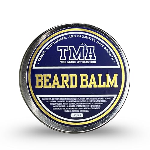 Men's Beard Balm Moisturizing Styling Butter with Shea & Beeswax - 2oz