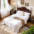 LBRO2M Queen Size Egyptian Cotton Bed Sheet Set 1000 TC Deep Pocket 16 inch