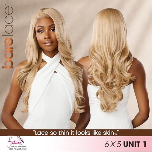 Sensationnel Bare Lace 6x5 Lace Front Wig - 1B Off Black, Pre-Plucked, Glueless
