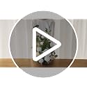Ling's Moment White Lily of The Valley Wedding Aisle Runner - Free-Standing Floral Decor