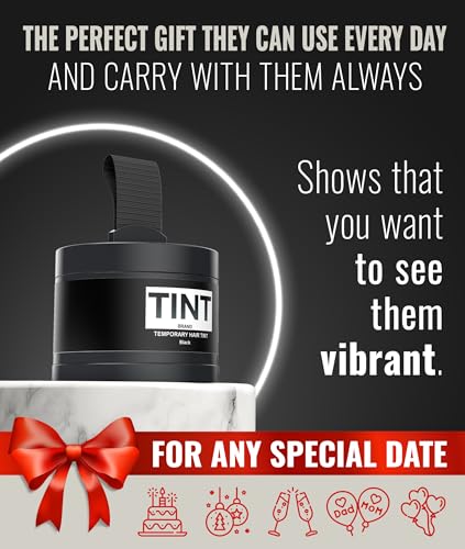 Tint Black Hair Powder Root Touch Up & Gray Hair Cover for Women & Men - Variation: Black