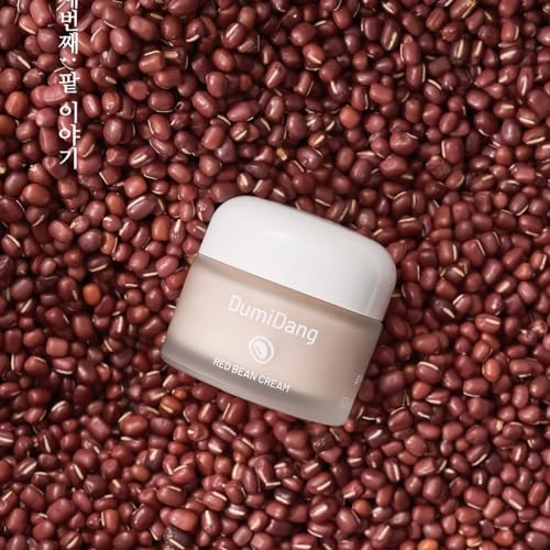 Red Bean Cream - Korean Traditional Vegan Skincare Formula, Anti-Aging and Nourishing Skin with Fermented Red Bean Extract, Lactobacillus, Sprout 4 Complex, 50g | 1.76oz