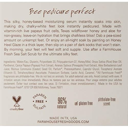 FarmHouse Fresh Honey Heel Glaze, 3 Fl Oz