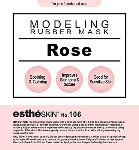 Rose Peel Off Face Mask Powder for Sensitive Skin - 35oz, Korean Beauty