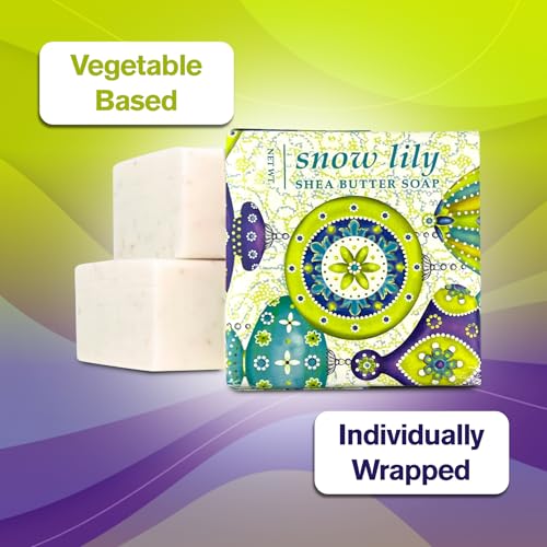 Greenwich Bay Snow Lily Mini Botanical Guest Soap Set - 12 Pack, 1.9 oz Travel Size