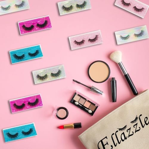 Wholesale Faux Mink Lashes 50 Pair Natural Look Fluffy Eyelashes Soft Lashes Bulk 5 Styles Volume Lashes with Individual Package