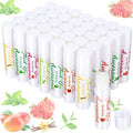35 Pack Thank You for Being Awesome Lip Balm Gifts Moisturizer Assorted Flavors Bulk Gift Beeswax Natural Ingredients Stocking Stuffer Appreciation Party Favors for Coworkers Women Friend