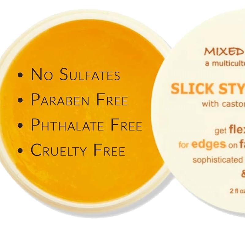 Mixed Chicks Edge Tamer with Castor & Coconut Oil - 2 Fl Oz Pack of 2