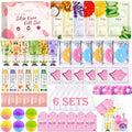 60PCS Spa Party Supplies Kit for Girls Sleepover Party - Facial Masks, Lotions & Gifts