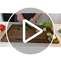 Large American Black Walnut Cutting Board - Made in USA, 17 x 11 Inches, Non-Toxic