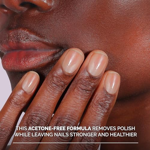 LONDONTOWN Acetone-Free Nail Polish Remover ? Fast-Acting, Gentle Formula with Vitamins A & E, Removes Glitter & Dark Polish, Strengthens & Hydrates Nails, 4 fl oz each, Pack of 2