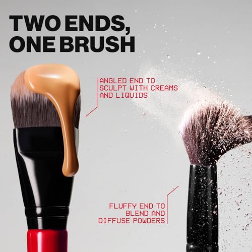 Contouring Makeup Brush Dual-Ended Sculpt & Blend Tool for Face & Highlighting