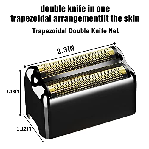 Replacement Foil & Cutters for BaBylissPRO Double FXFS2 Shaver - 2PC Black