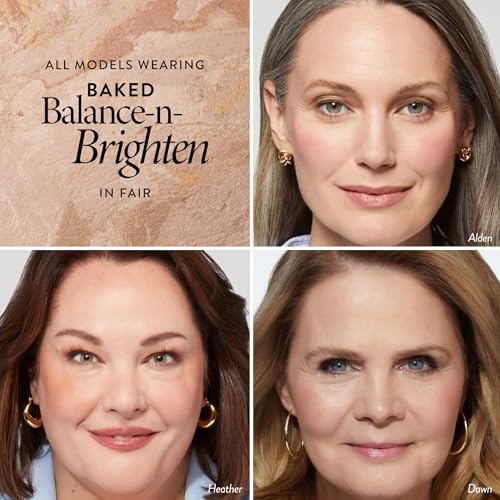 LAURA GELLER NEW YORK Baked Balance-n-Brighten Foundation with Kabuki Brush Makeup Set, Fair