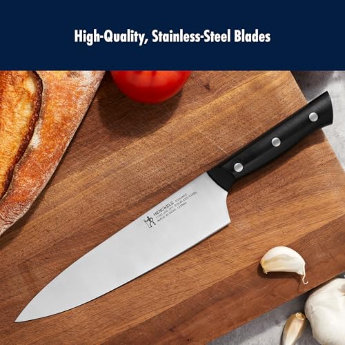 7-Piece Chef Knife Set with Bread Knife - German Engineered Razor-Sharp Kitchen Cutlery