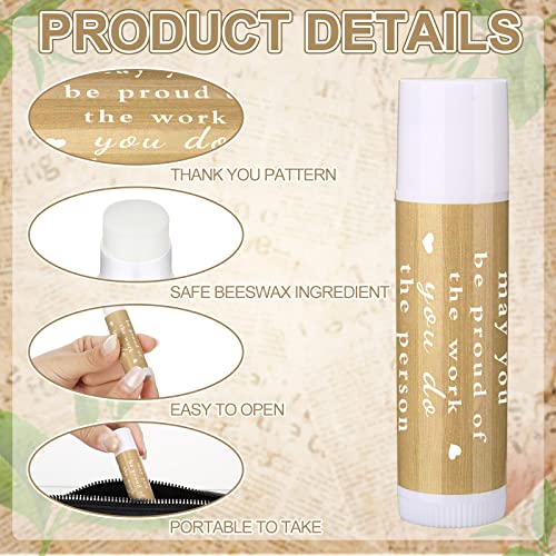 Demissle 100 Pcs Lip Balm You're The Balm Teacher Appreciation Gift Thank You Lip Bulk Teacher Staff Team Party Favors or Women Men Volunteer