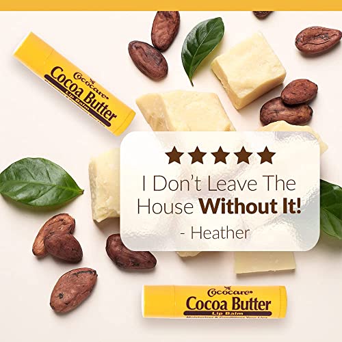 Cococare Cocoa Butter Lip Balm Set - 24 Pieces, Moisturizing Lip Care