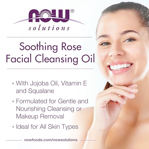 Facial Cleansing Oil with Jojoba & Rose Absolute - 4 Fl Oz - Gentle Makeup Remover