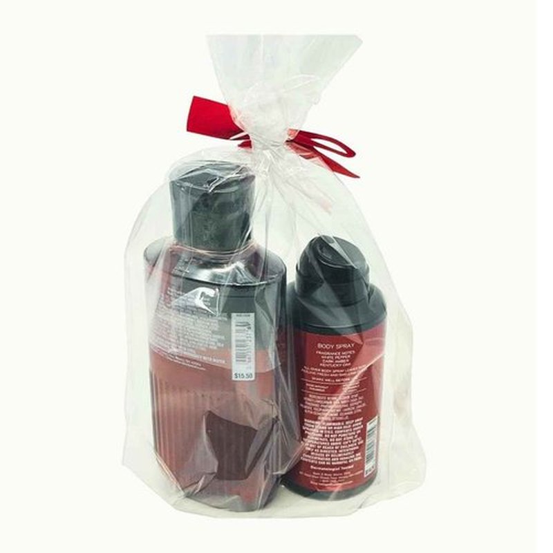 Bath and Body Works, GIFT SET BOURBON FOR MEN - BODY WASH AND DEODORIZING BODY SPRAY- FULL SIZE