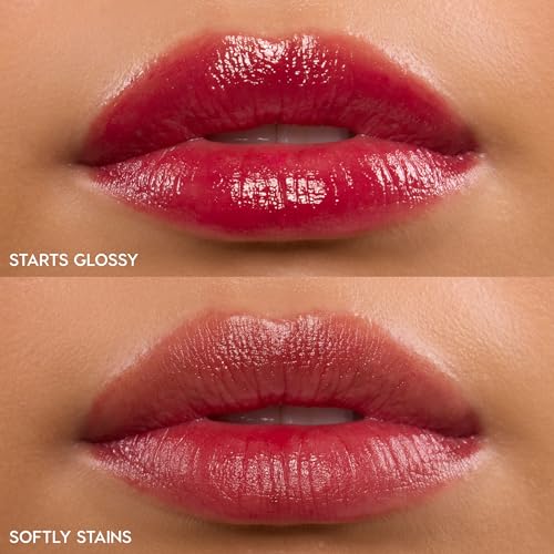 ColourPop HydraPop Glossy Lip Stain - Hydrating Lip Gloss That Fades Into A Soft Tint - Non-Drying & Long-Lasting - Water-Based Gloss-to-Stain Finish - 90s Babe (0.11 Fl Oz)