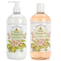 Crabtree & Evelyn Sweet Almond Oil Bath and Shower Gel & Body Lotion (16.9 fl oz each)